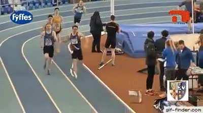 You aren't going to win this race on my watch