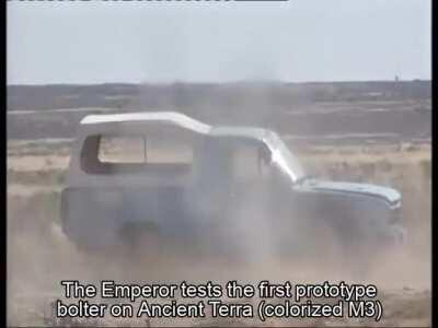 The Inkunzi Neopup PAW, a south African direct-fire 20mm grenade rifle that shoots mass-reactive grenades. The prototype bolter.