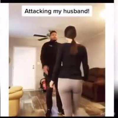 she almost had him...