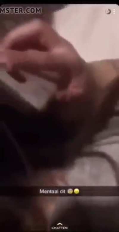 On call with boyfriend while getting tag teamed