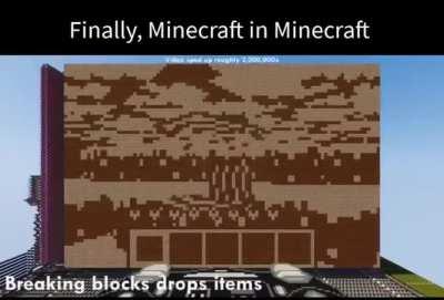 finalmente, minecraft no minecraft