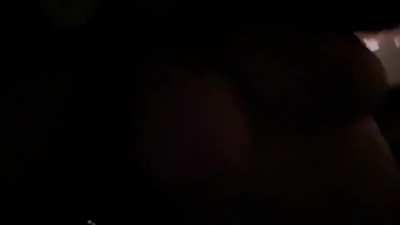 Flashing my tits while in the cinema [GIF]