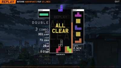 Just beat my old 40L clear PB!