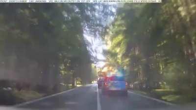 Czech police recently started mounting push bumpers on cars so here is their first ever PIT maneuver.