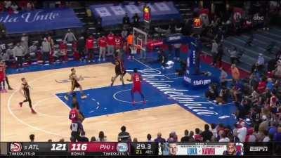 [Highlight] The 76ers get a steal to cut the lead to 3