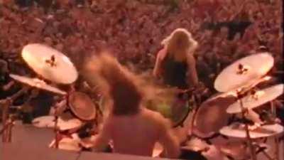 Metallica playing live to 1 million people, 1991
