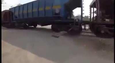 На велике отказали тормоза. Руль тоже отказал?!