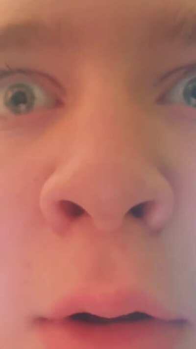 When the bottle cap falls on the floor