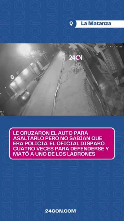 le intentaron robar el auto a un policia y paso esto: