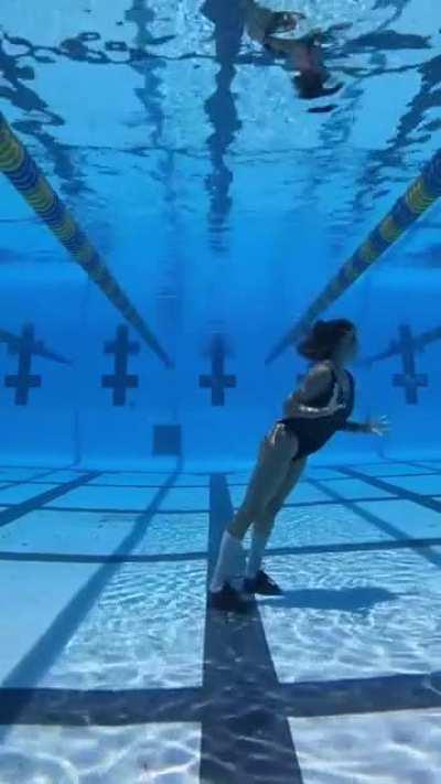 Moonwalking underwater