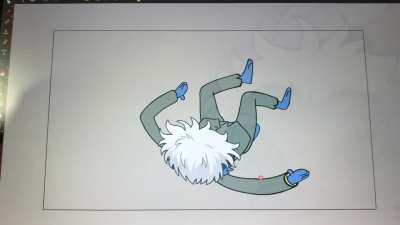 Cut out Animation em progresso