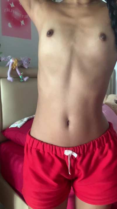 Would you rather play with my cute perky A cups or huge floppy ones?