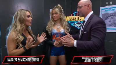 Natalya & Maxxine Dupri will be teaming up in the tag team gauntlet match on this week's SmackDown! (RAW - 4/8/25)