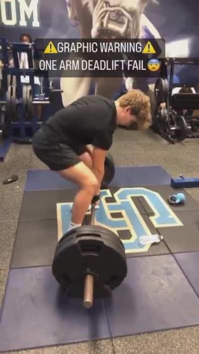 Deadlift fail