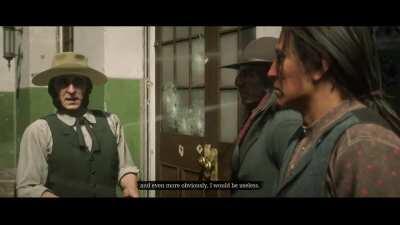 About to start this mission in Saint Denis when a policeman sees me, with a 1500 $ Wanted on me