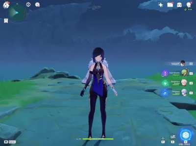 Yelan no close up Elemental Burst.