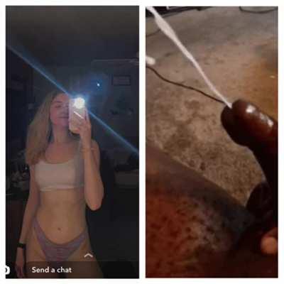 White boi sent in his girl to help this bbc get that nut out 😮‍💨💯