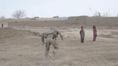 When US army finds out Afghani kid has oil: