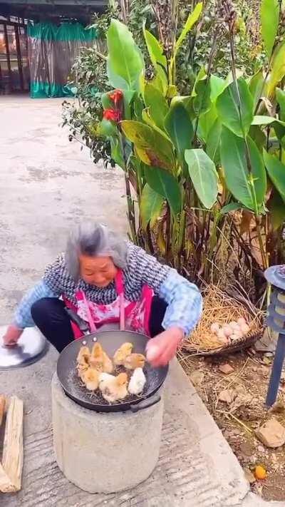 Grandma is completely confuddled