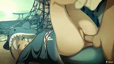 Gawr Gura orgasm reveal. (Nekololisama)