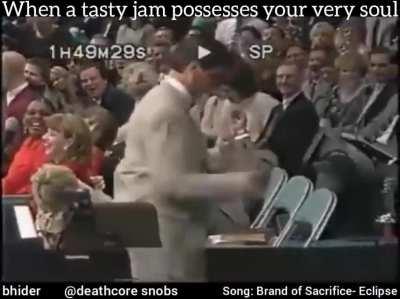 When you're possessed by the holy spirit