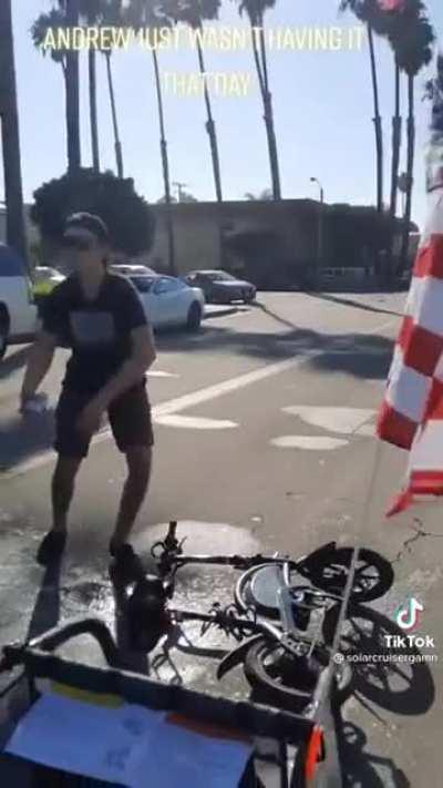 Don’t throw a water balloon at Andrew