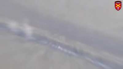 The RM-70 Vampire of the 44th OAB brigade hit artillery and ammunition. March 2025, location not disclosed.