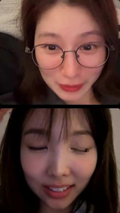230212 - Nayeon joins Sana's Instagram live