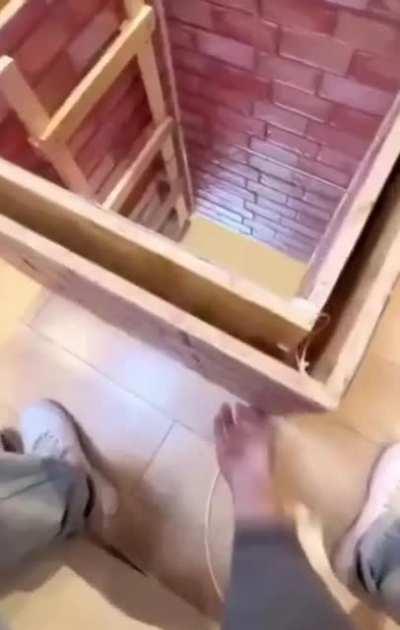 Infinity mirror coffee table