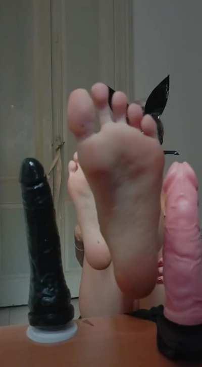 Before fucking you, you're going to clean all my feet.