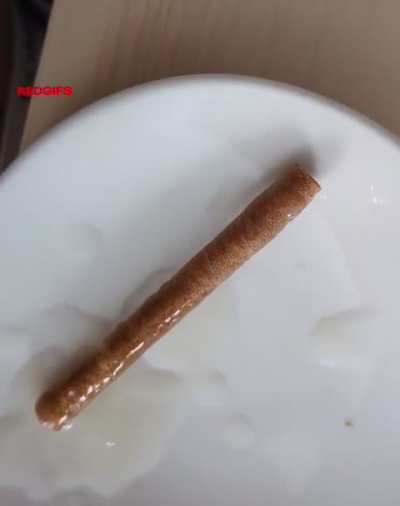 Creamy chocolate cigars