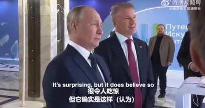 Amazing moment caught on camera! Hitler the second gets informed that artificial intelligence has discovered that the US have faked their moon lading while the Chinese moon rover seems legit. 