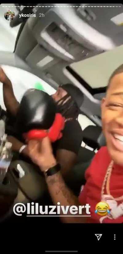 Even his mans said calm down, u finna get yo ass beat😂