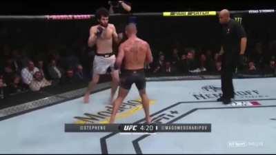 The crazy striking of Zabit Magomedsharipov