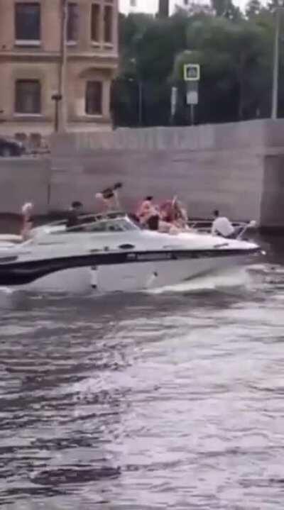WCGW climbing to the bow without paying attention to your surroundings