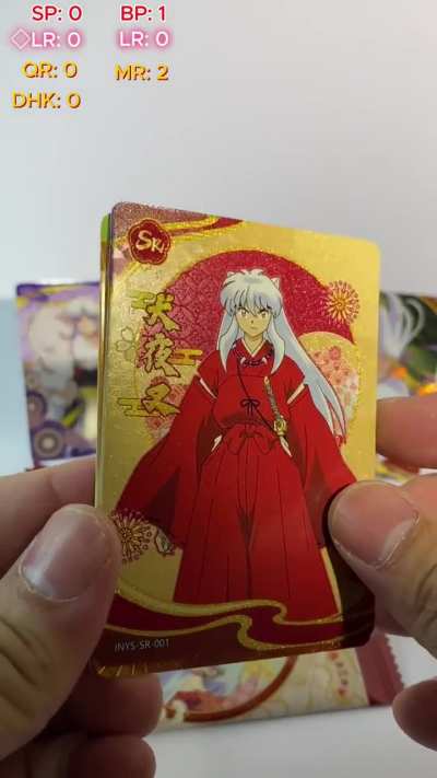 I just got my first InuYasha card box opened. I was blessed, lol