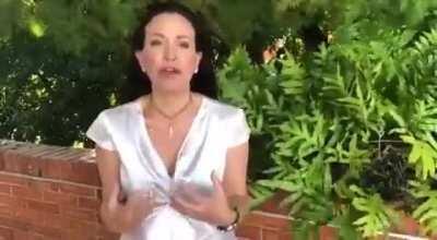 "Hace 20 a&ntilde;os nosotros dec&iacute;amos Venezuela no puede ser Cuba". Mar&iacute;a Corina Machado env&iacute;a un mensaje desde Venezuela a los ciudadanos Argentinos, a prop&oacute;sito de la convocatoria del #17A en todas las plazas del pa&iacute;s