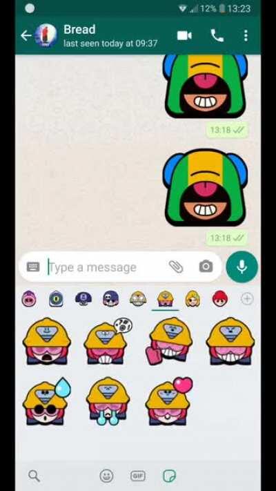 I made a sticker pack for every brawler in the game ¯\_(ツ)_/¯