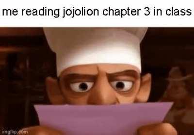 i may have made a mistake reading the jojolion for the first time