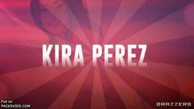 Kira Perez hot Threesome 2 girls one guy