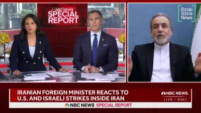NBC News to Iran’s FM: “Sir, how can attacking U.S. military bases abroad be justified?”