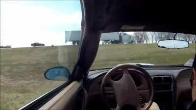 Man passes out while driving