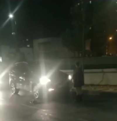 *traffic cone was super effective*