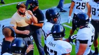 WCGW headbutting your coach... who isn't wearing a helmet