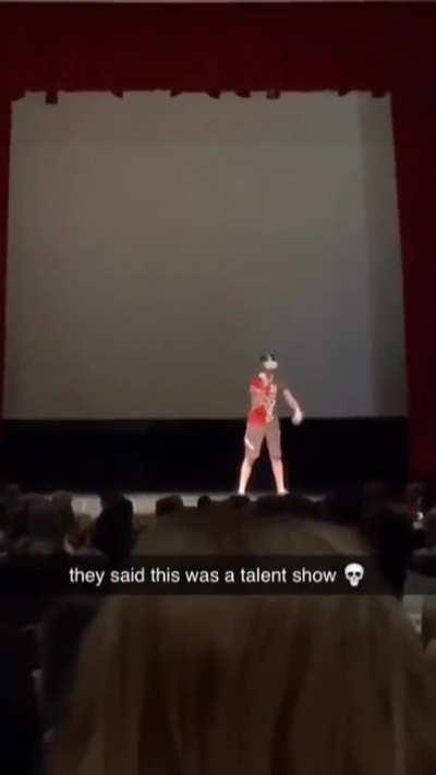 He's talented
