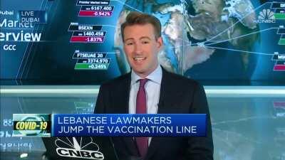 Hadley Gamble discusses the vaccination process in Lebanon and how MPs are skipping the line and getting vaccinated before they are supposed to.