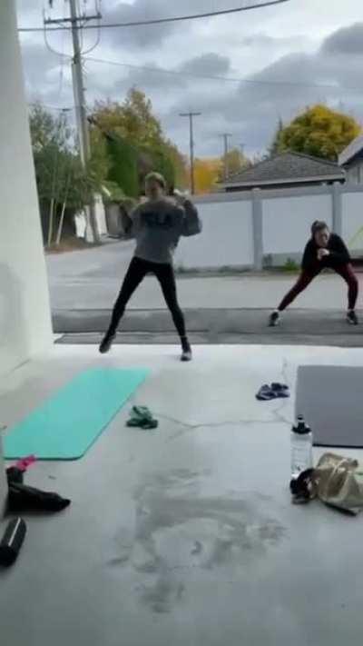 Stunningly adorable workout