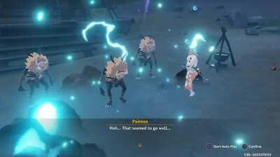 Hilichurl summons lightning to kill me XD