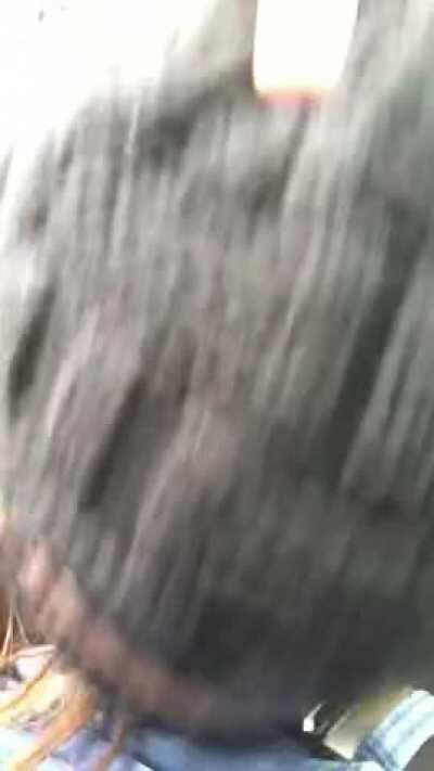 Fun car antics on a road trip