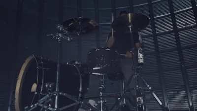 I’m a farmer that plays drums. Yesterday I set up my drums inside one of our 90,000 bushel bins (over 100 feet tall) and jammed out for a little bit. Don’t mind the sloppiness lol